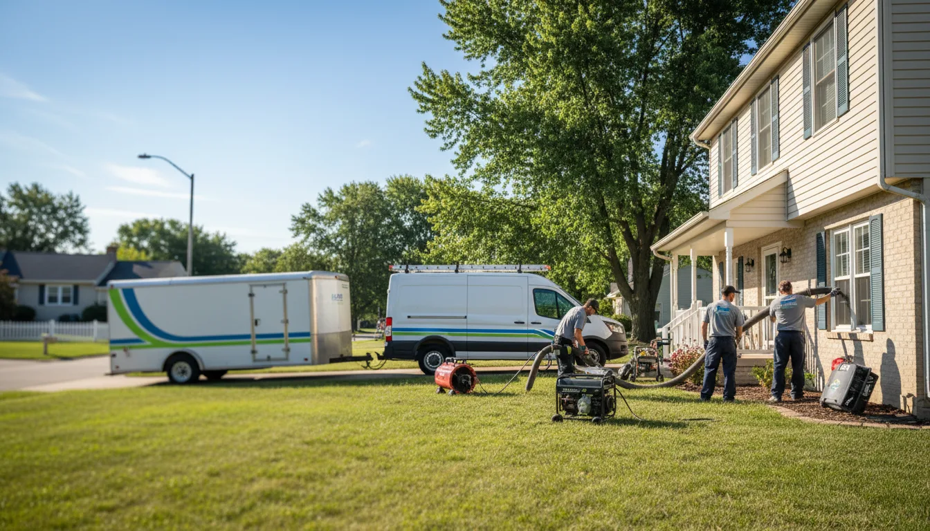 Flooded Basement Restoration And Cleanup With Repair in Pocahontas, IA near me